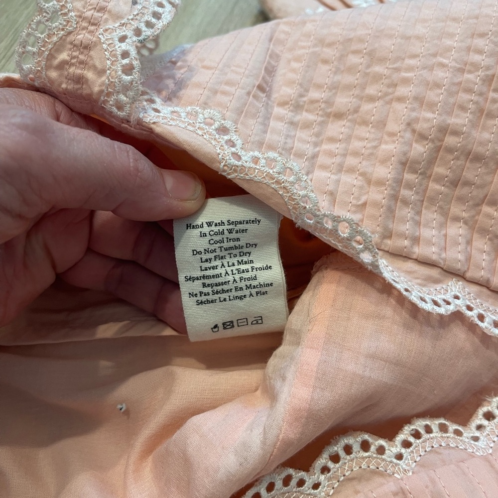 NWT LoveShackFancy Skipper Bustier Bubble Bath Pink Sz 8 - Picture 14 of 16